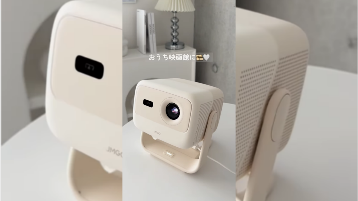 自分のおうちを映画館みたいにしたい✊🏻JMGO N1S Nanoでその願いが叶いました🎞️🩷 ⁡