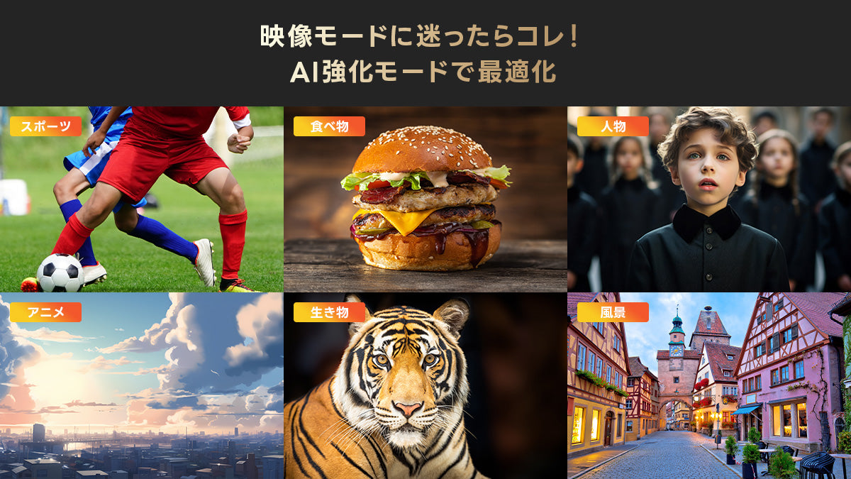 AI映像強化モード