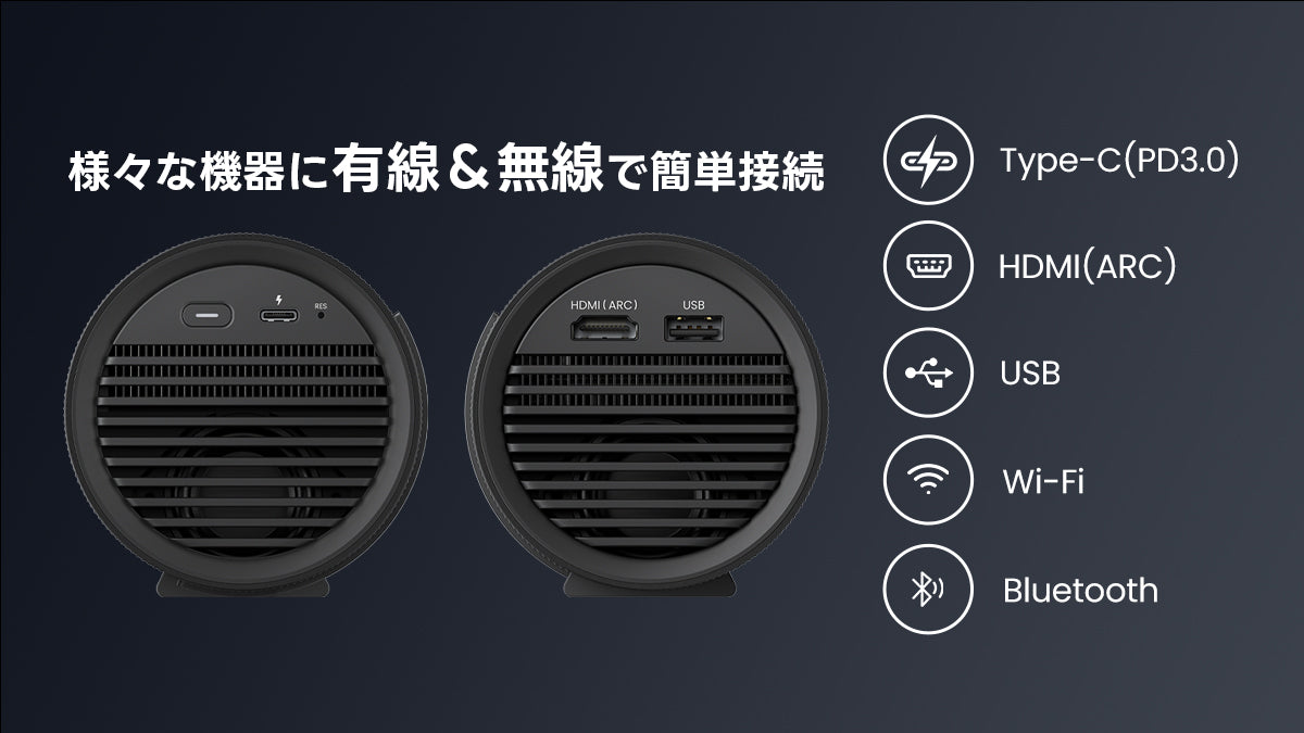 HDMI × 1（ARC）