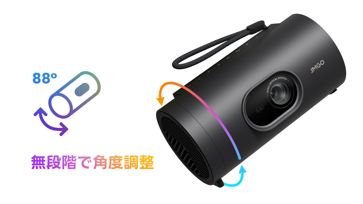 ボトル型 上下88°回転